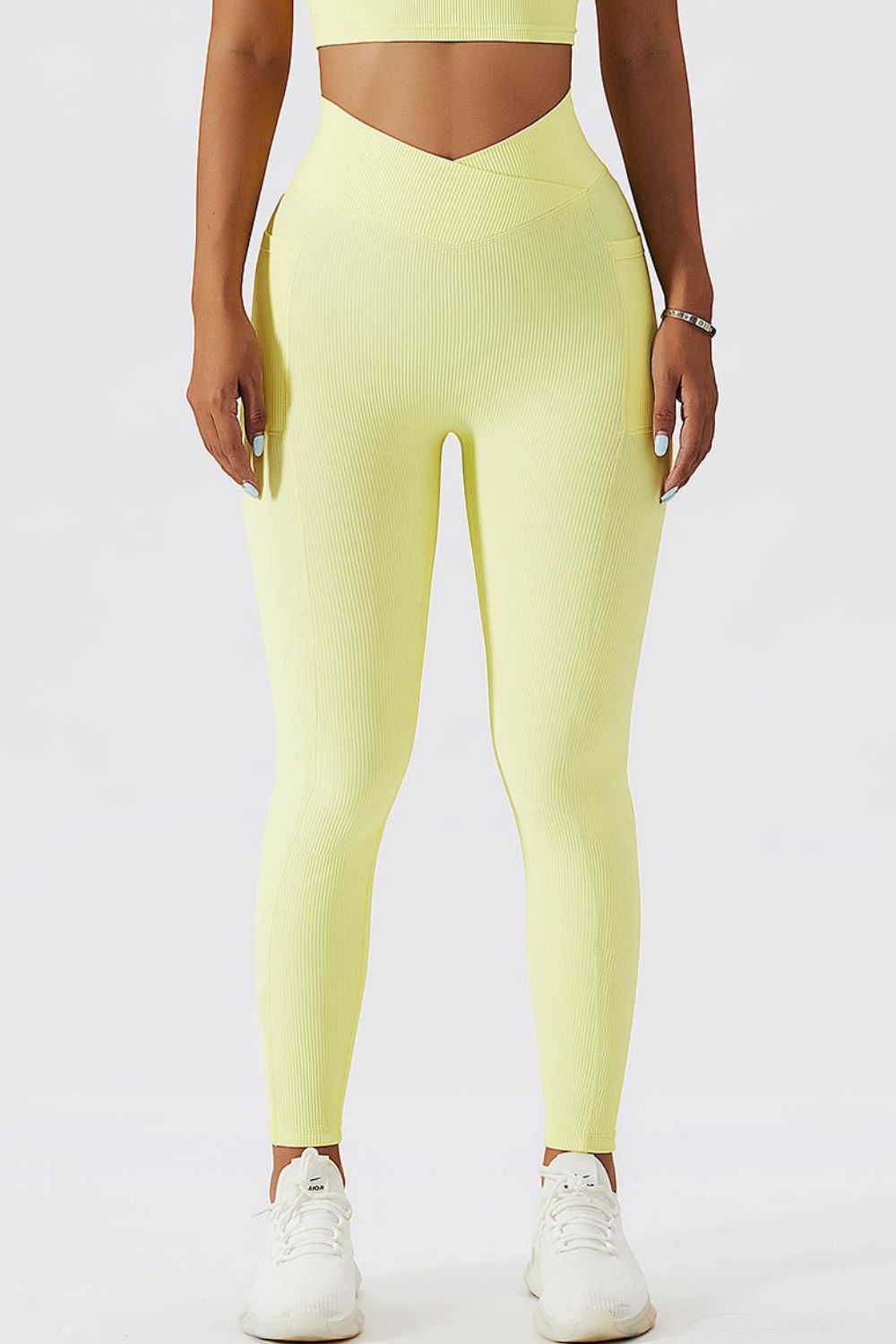 Basic Bae Crossover Waist Active Leggings