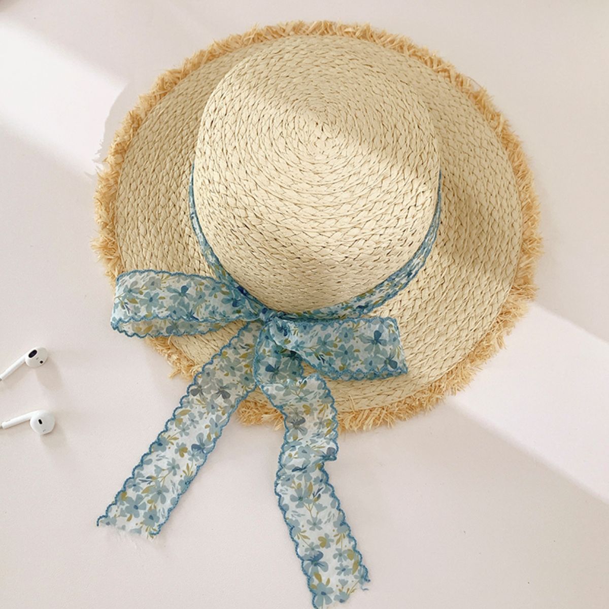 Raffia Straw Braided Sun Hat