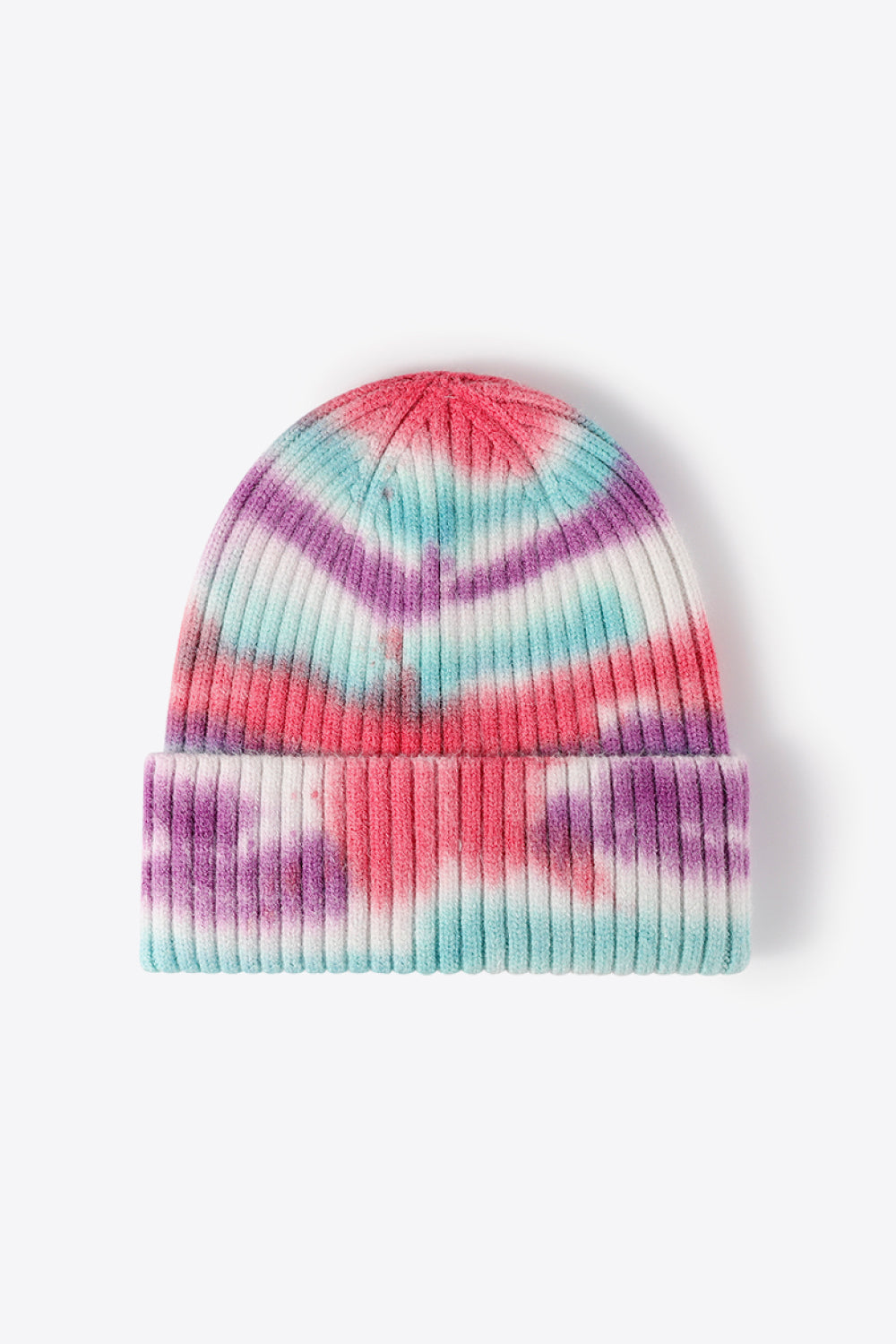 Tie-Dye Ribbed Knit Beanie